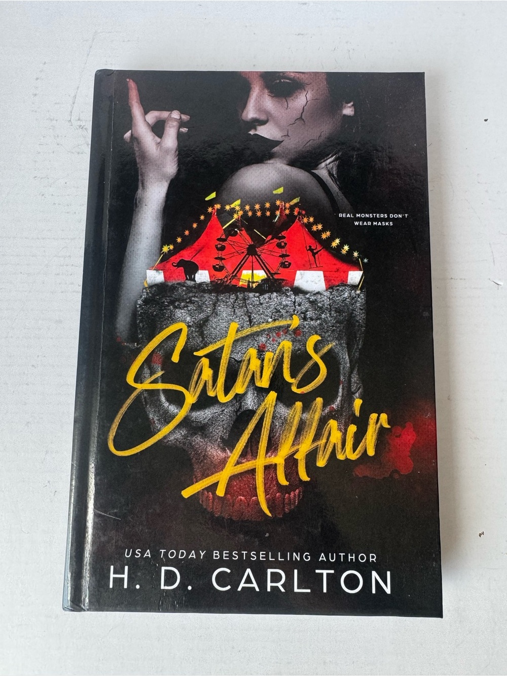 Satans Affair H D Carlton 2021 First Edition Dark Romance Hardcover